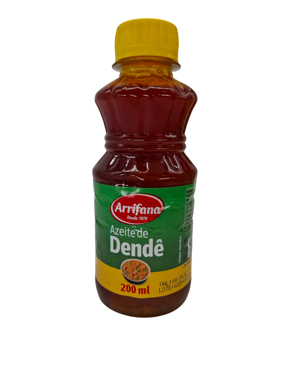 Óleo Dende, Palmöl, Arrifana, 200ml