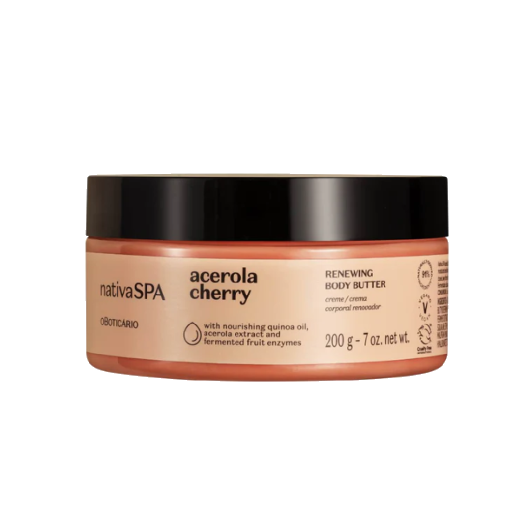 NSPA Acerola Cherry Hid Corporal Renovador, Lotion, Boticário, 200g