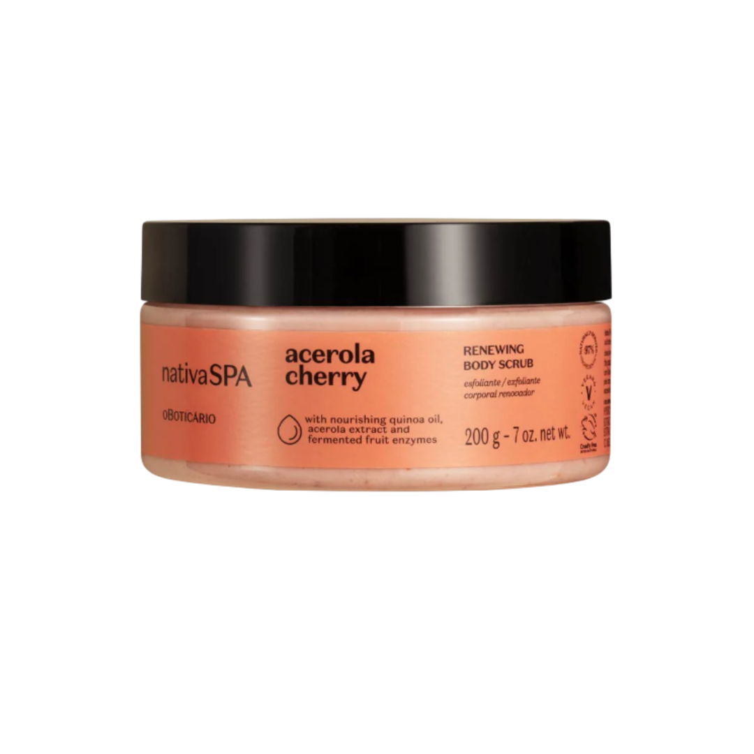 NSPA Acerola Cherry Esfoliante Corporal, Peeling, Boticário, 200g