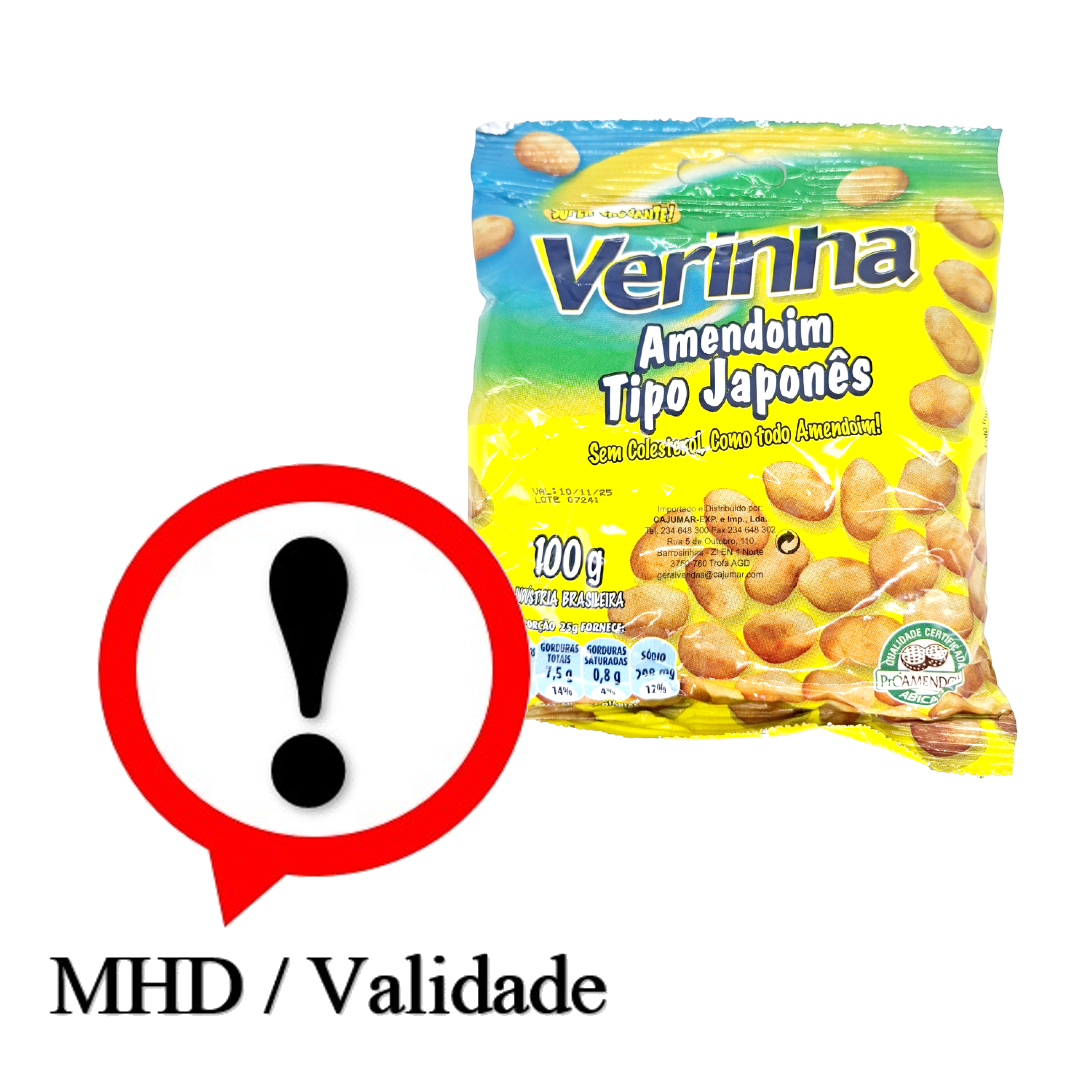 Amendoim tipo Japones, Japanische Erdnüsse, Verinha, 100g