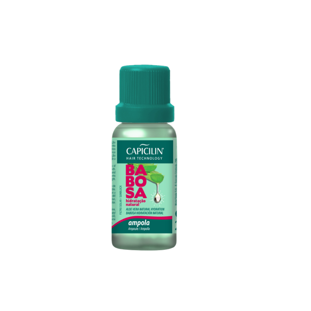Babosa Hidratacao Natural Ampola, Haarstärkungslotion, Capicilin, 20ml