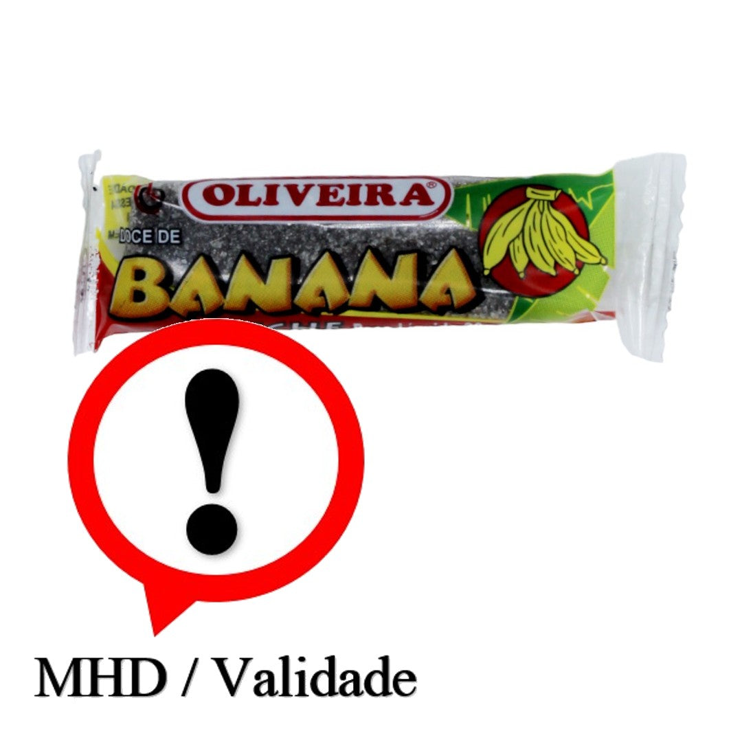 Doce Banana Lanche, Bananenriegel, Oliveira, 20g