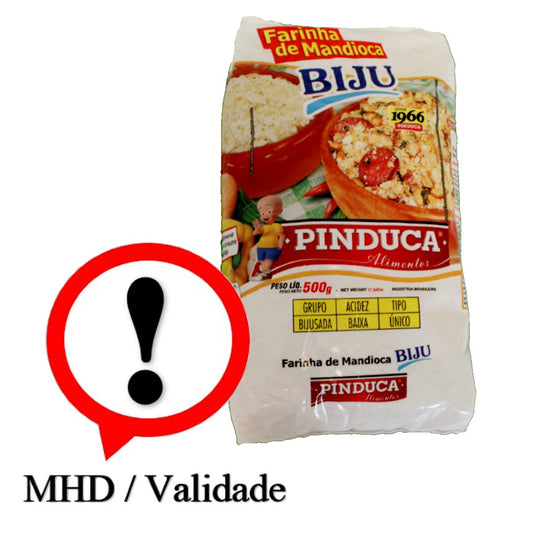 Biju, Farinha Mandioca Floco, Maniokmehl Flocken, Pinduca, 500g