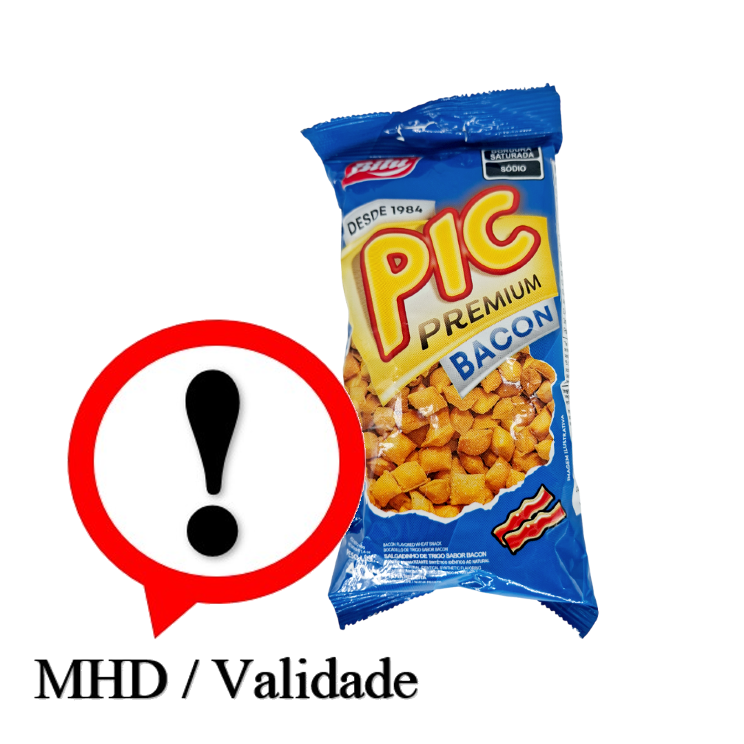 Salgadinho de Trigo sabor Bacon, Weizensnack mit Speckgeschmack, Bilu 40g