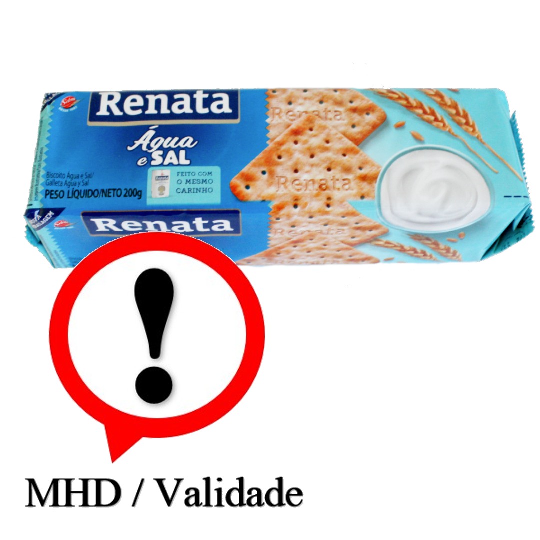 Biscoito Agua e Sal, Keks, galletitas, Renata, 170g