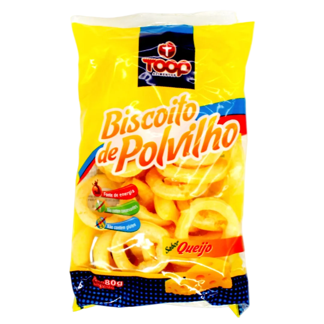 Biscoito Polvilho Queijo, Maniok Chips Käse, TOOP, 100g