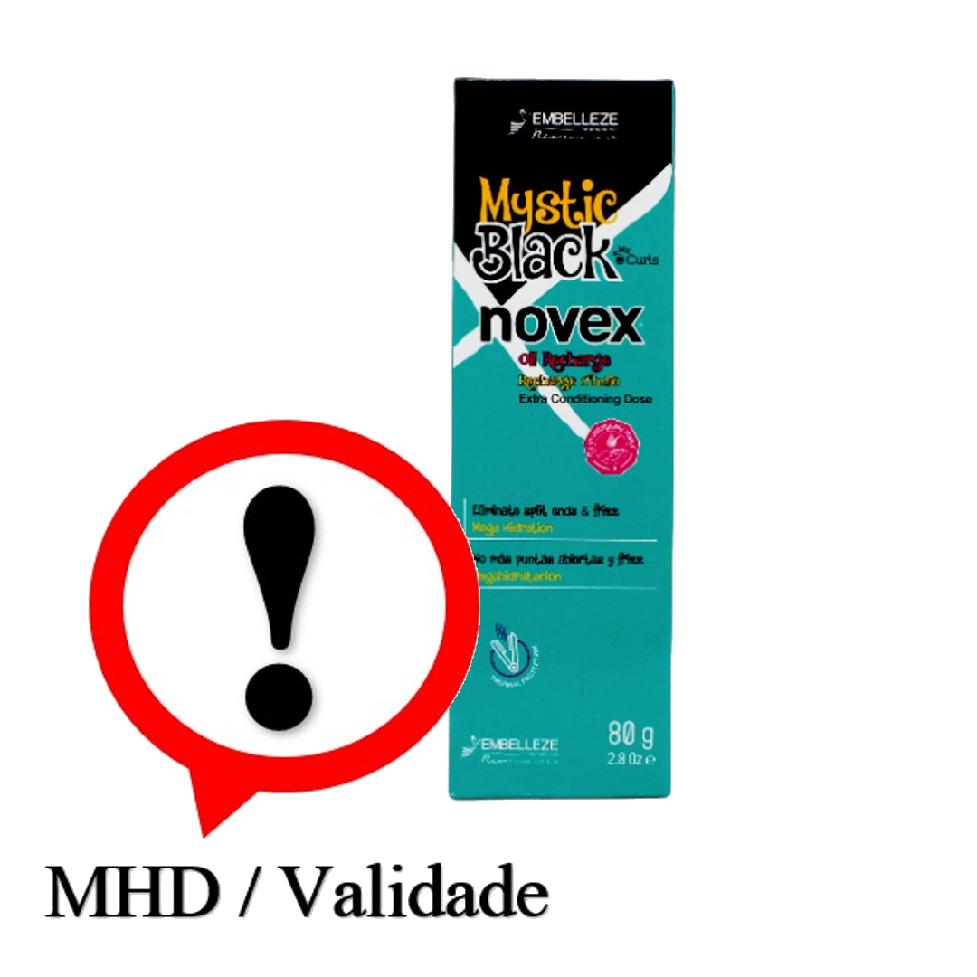Novex Santo Black Podereoso Recarga, Haarcremepaste, Embelleze, 80g