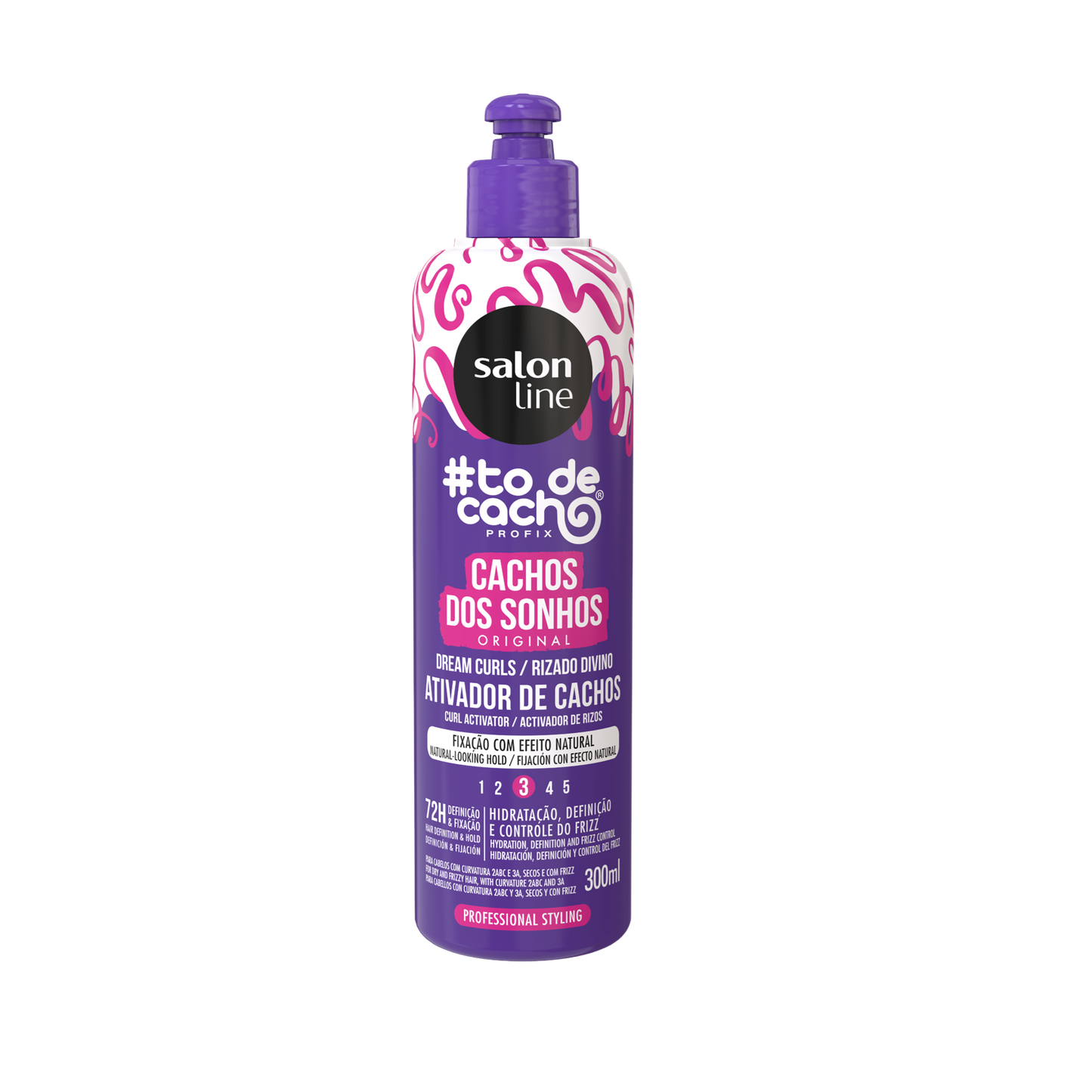 Cachos dos Sonhos Ativador, Haarcreme, Salon Line, 300ml