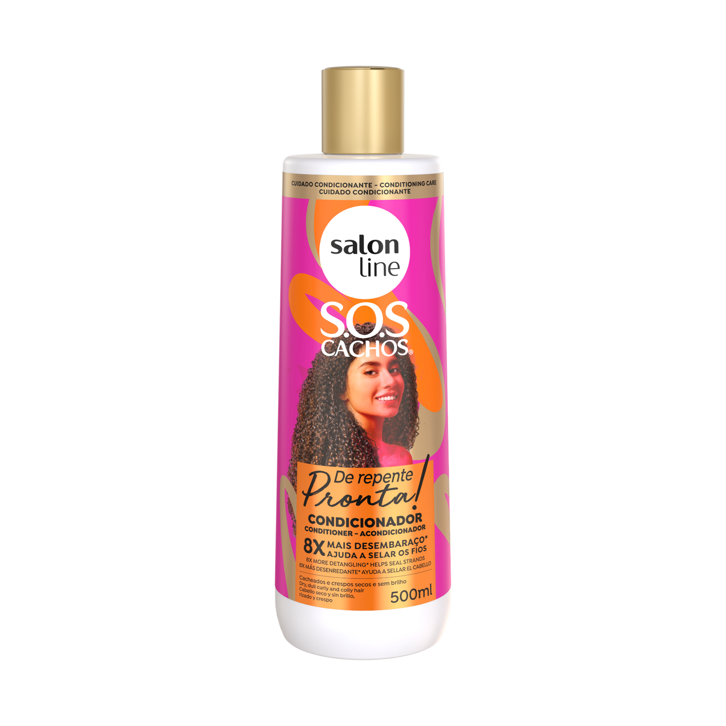 SOS Cachos De Repente Pronta Condicionador, Spülung, Salon Line, 500ml
