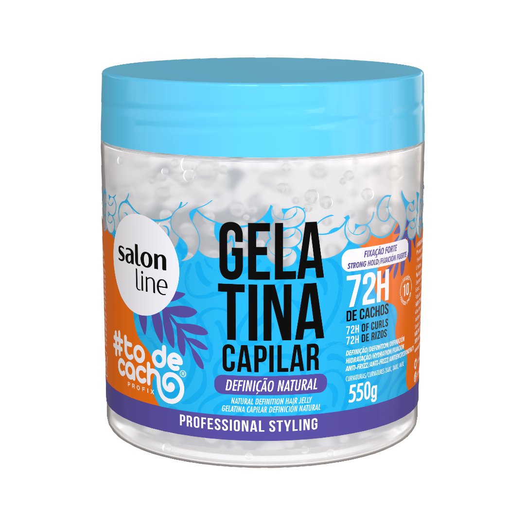 Gelatina capilar Definicao Natural, Haargel, Salon Line 550g