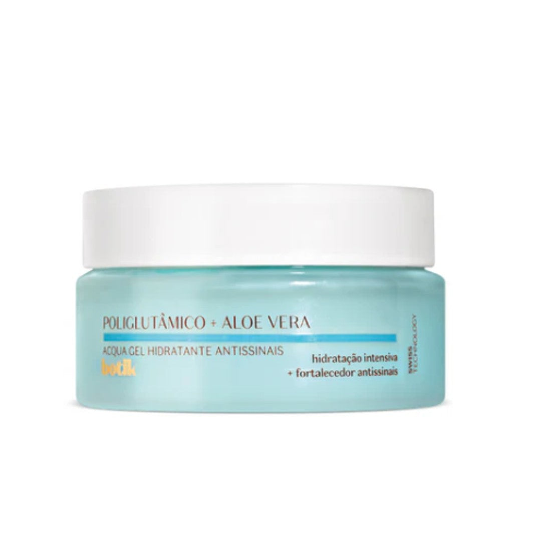 Botik Acqua Gel Antissinais Poliglutamico + Aloe Vera, Gesichtsgel, Boticario, 50g