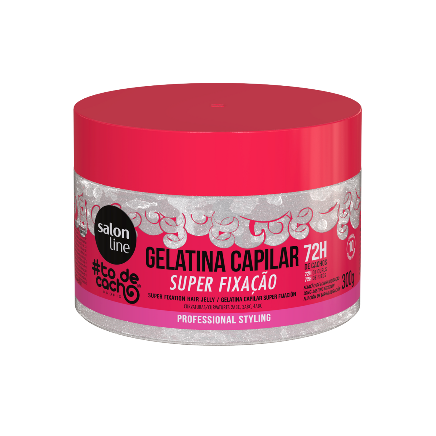 #todecacho Gelatina Super Fixacao, Haargelatine, Salon Line, 300g