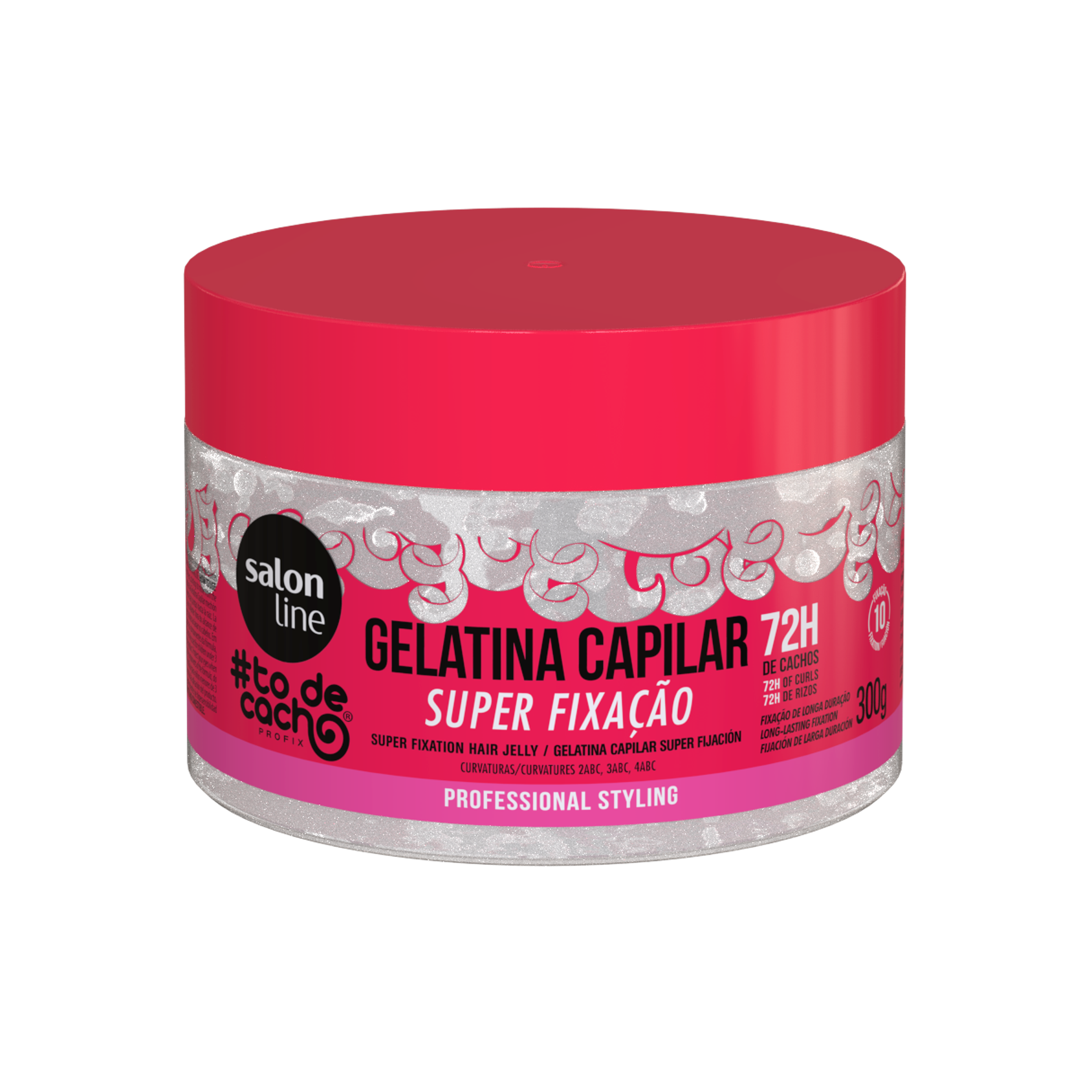 #todecacho Gelatina Super Fixacao, Haargelatine, Salon Line, 300g