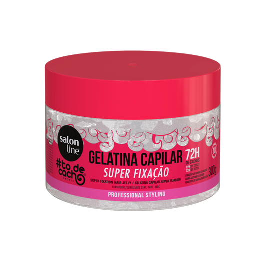 #todecacho Gelatina Super Fixacao, Haargelatine, Salon Line, 300g