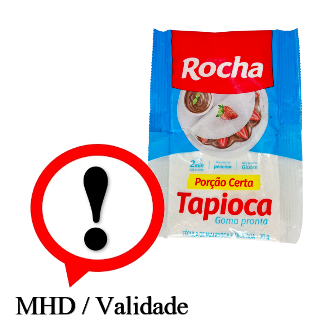 Goma de Tapioca, Tapioka, Rocha