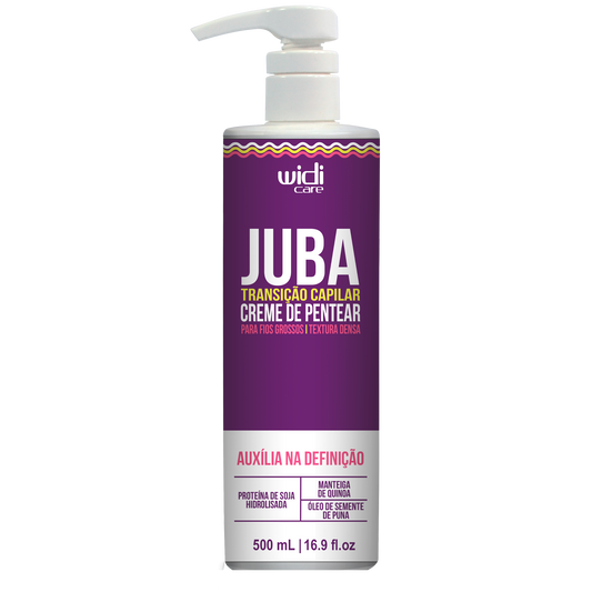 Juba Transicao Capilar Creme Pentear Efeito Denso, Kämmcreme, Widi Care, 500ml