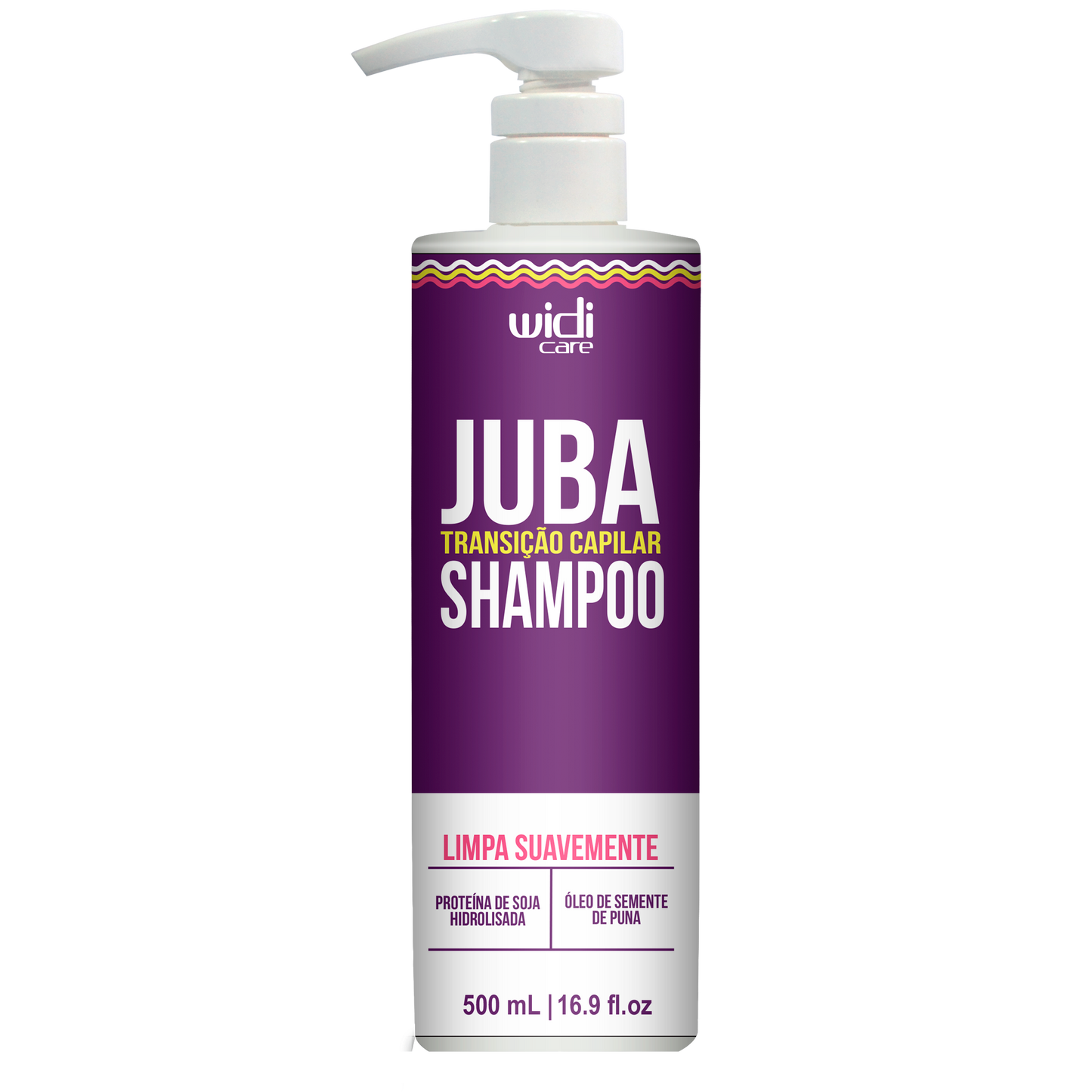 Juba Transicao Capilar Shampoo, Widi Care, 500ml