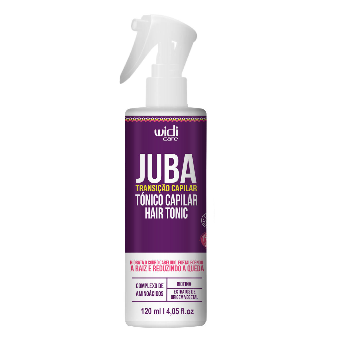 Juba Transicao Capilar Tonico Capilar, Haarstärkung, Widi Care, 120ml