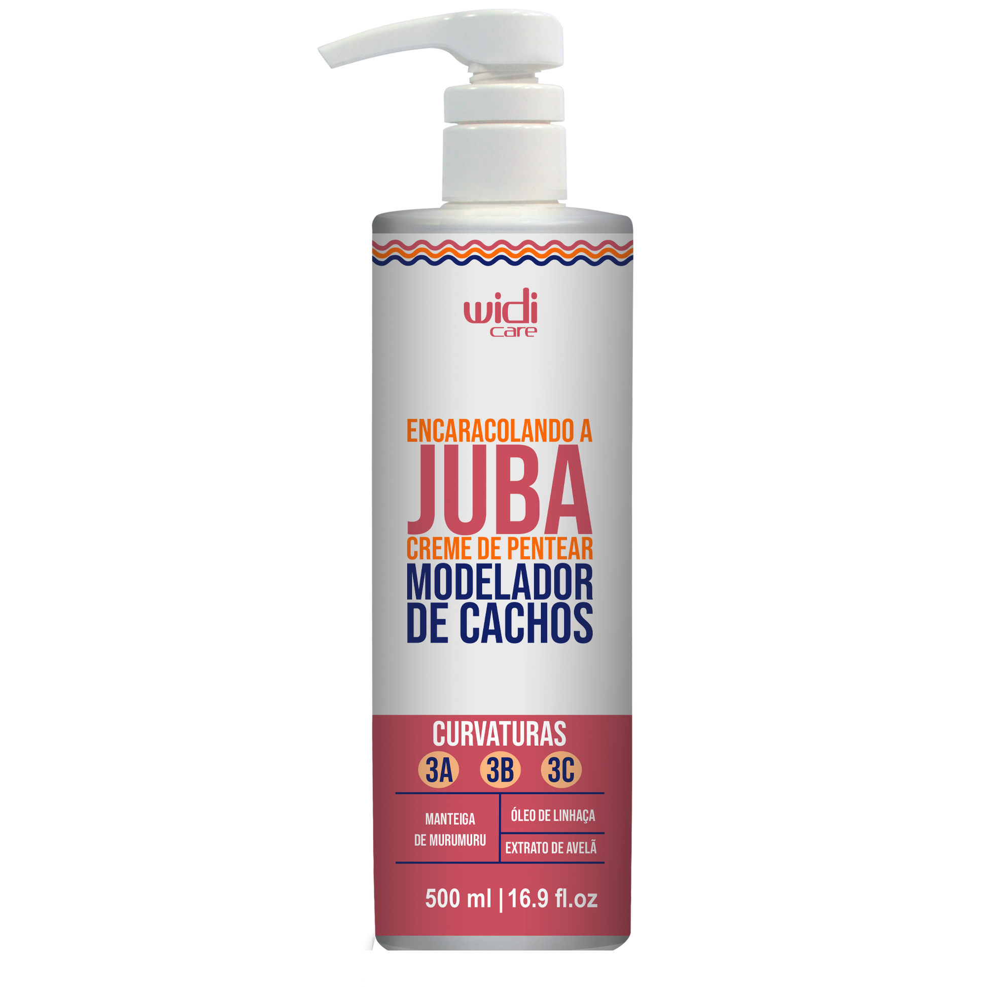 Juba Creme Pentear Cachos, Haarcreme, Widi Care, 500ml