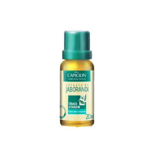 Jaborandi Extrato Tonico Ativador, Haaraktivator, Capicilin, 20ml