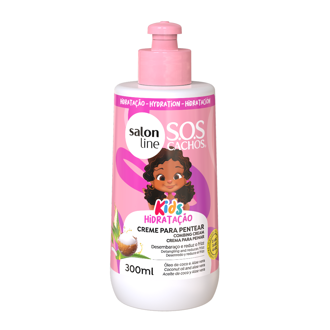 SOS Cachos Kids Creme Pentear, Haarcreme, Salon Line, 300ml