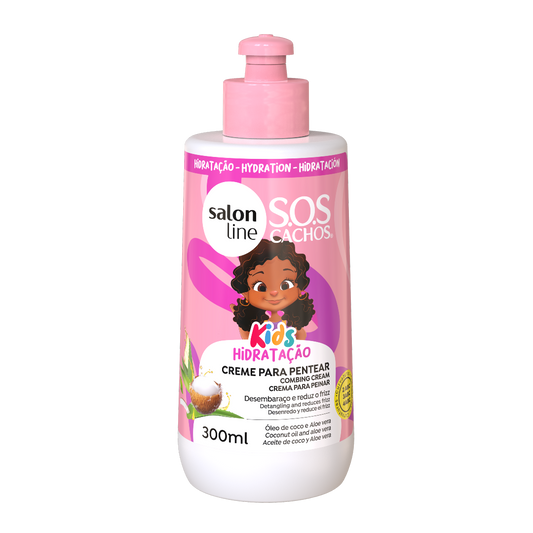 SOS Cachos Kids Creme Pentear, Haarcreme, Salon Line, 300ml