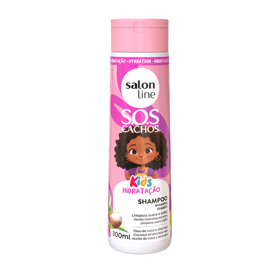 SOS Cachos Kids Shampoo, Salon Line, 300ml