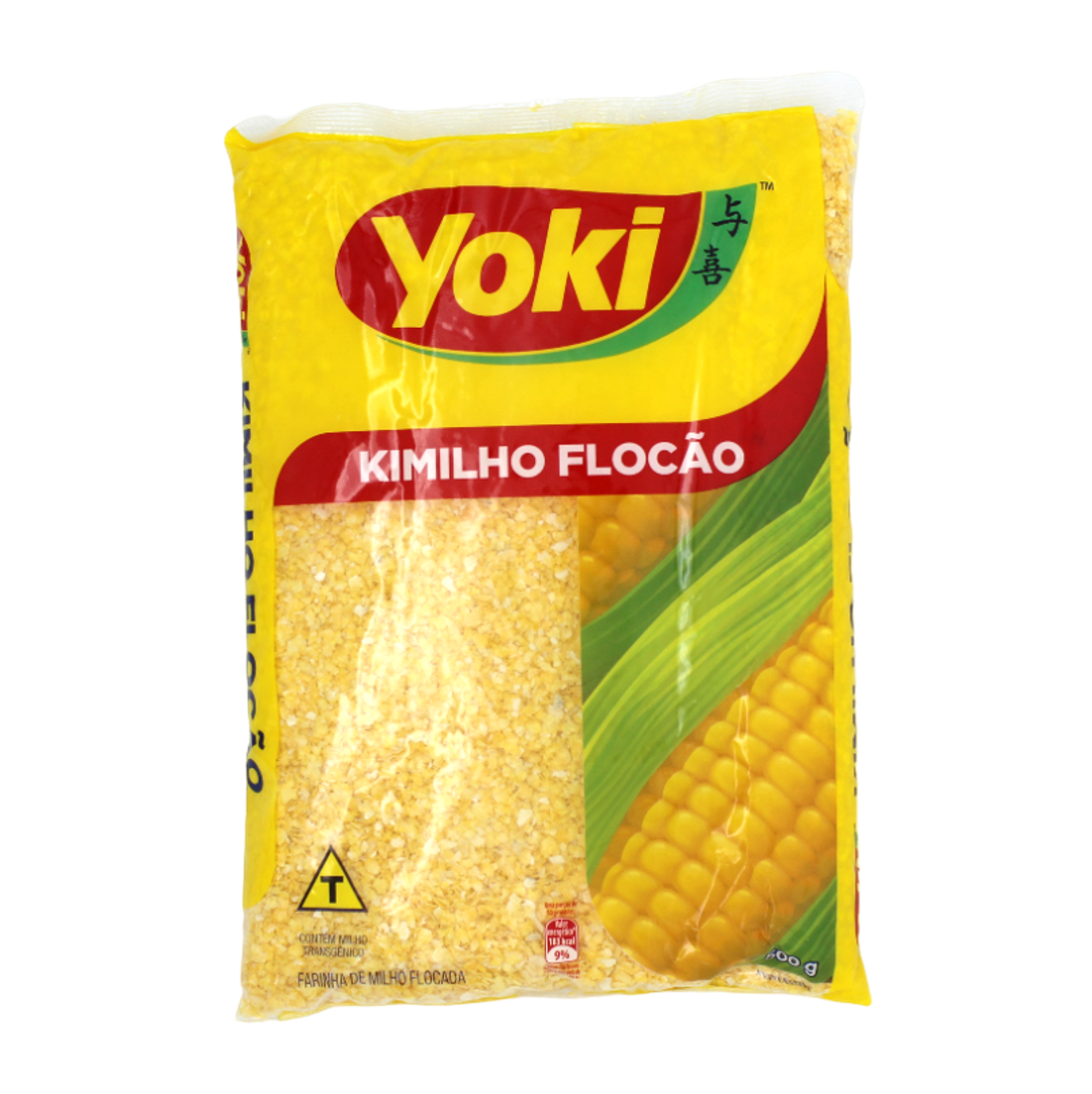 Farinha Milho Kimilho Flocao, Maismehlflocken, Yoki 500g