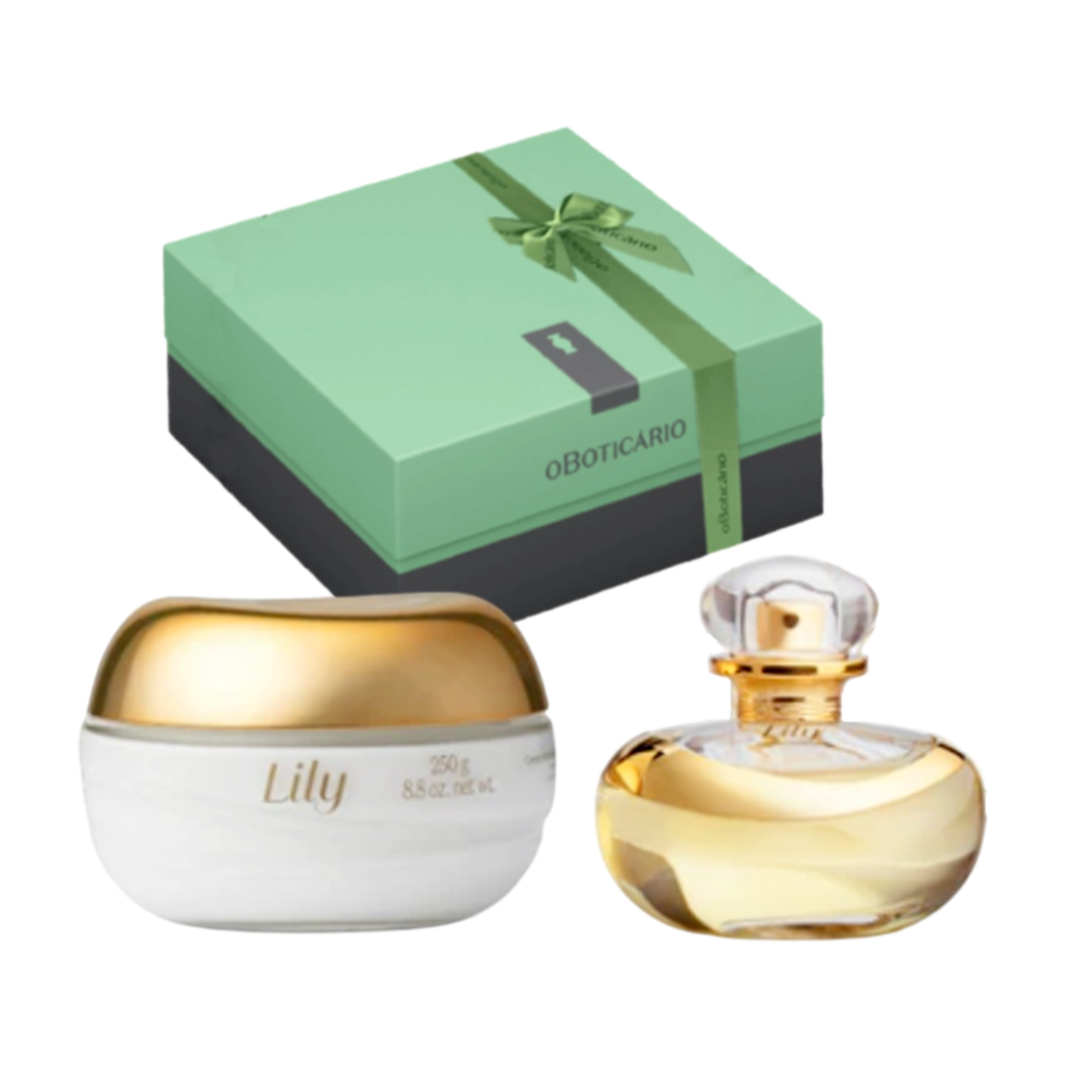 Kit Lily Creme e Perfume, Geschenkset, Boticario