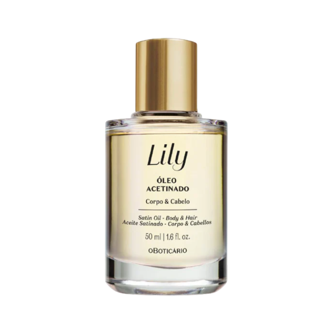 Lily Oleo Acetinado, Körper- u. Haaröl, Boticário, 100ml