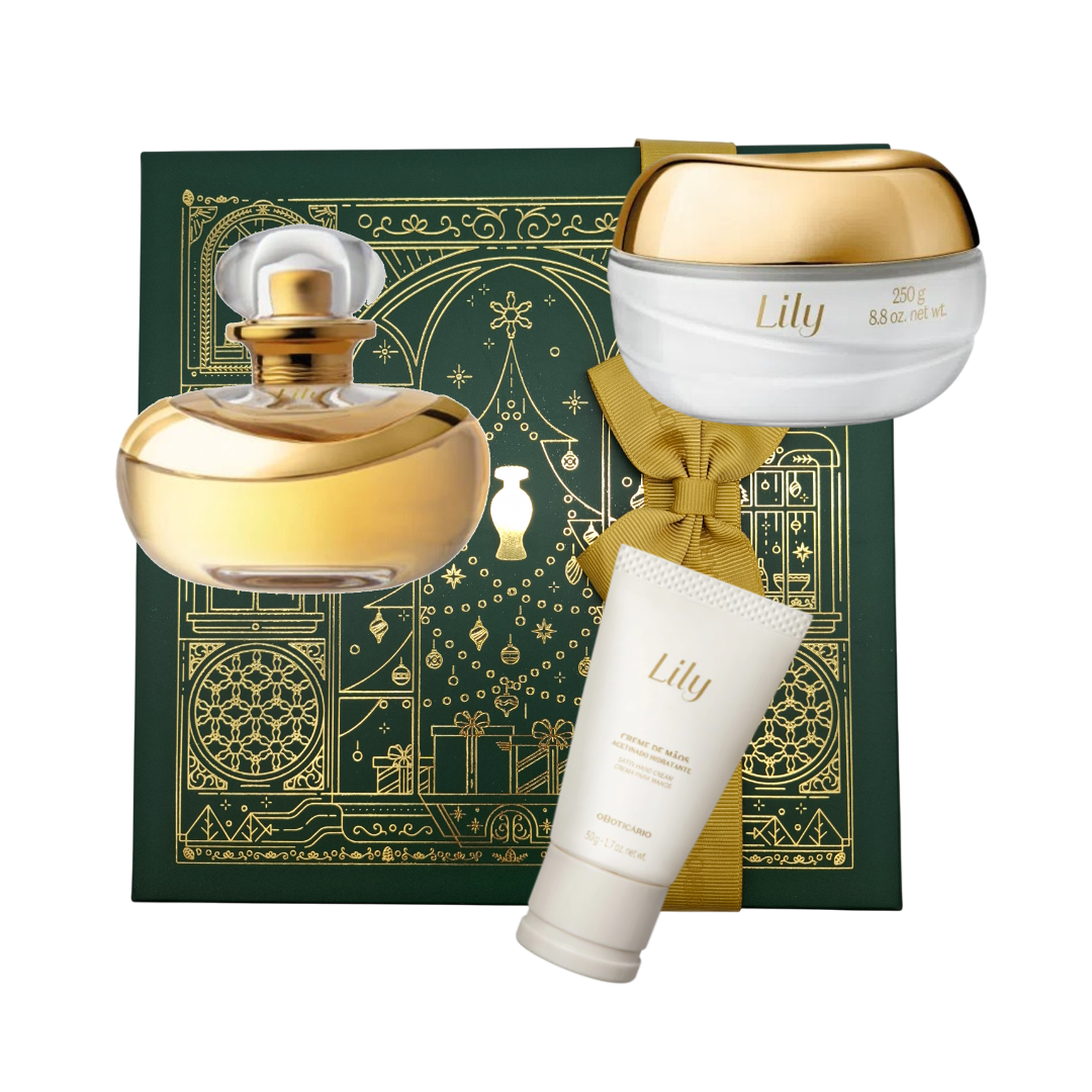 Kit Lily, Geschenkset Körper- Handcreme und Parfum, Boticario
