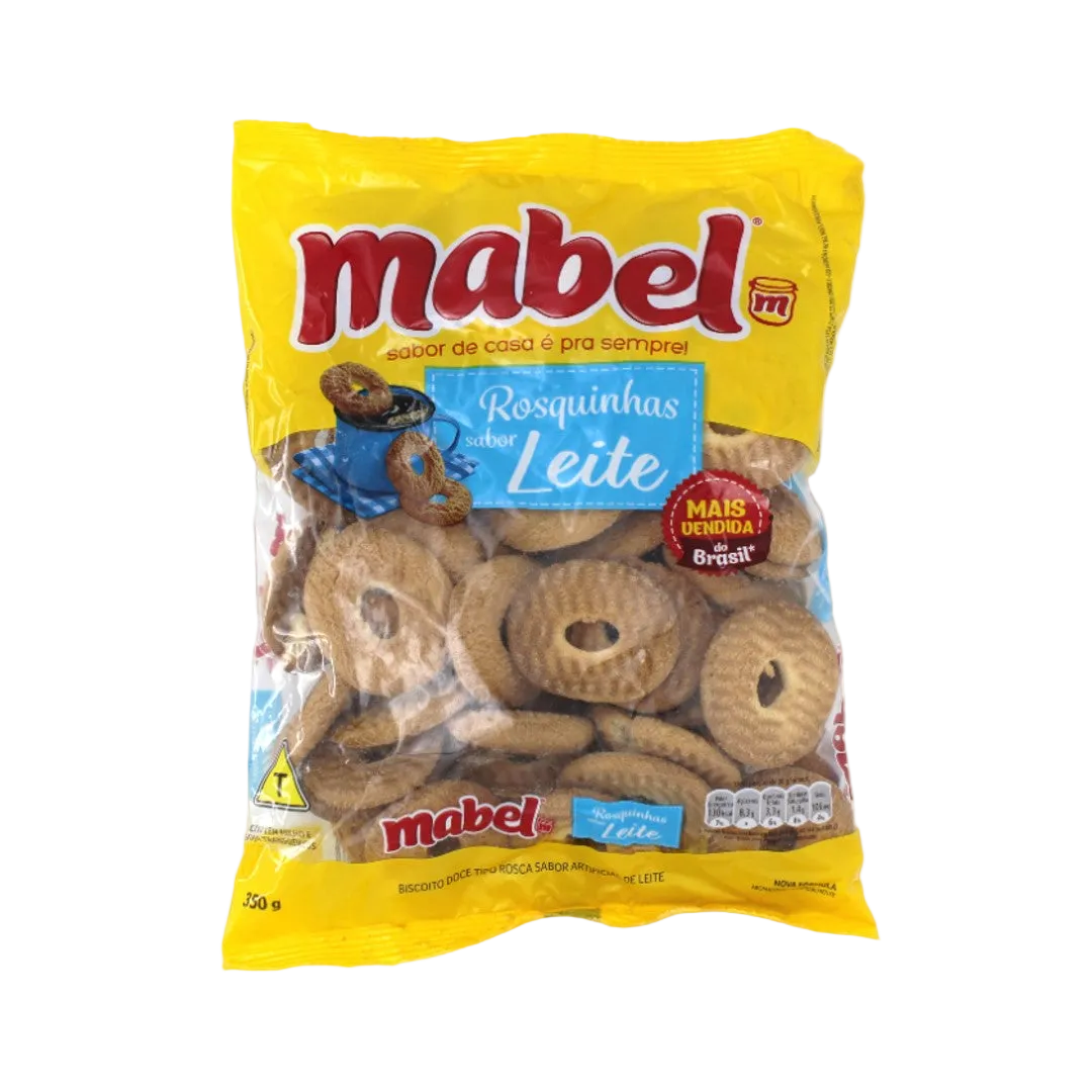 Rosquinha Leite, Kekse mit Milchgeschmack, Mabel, 300g