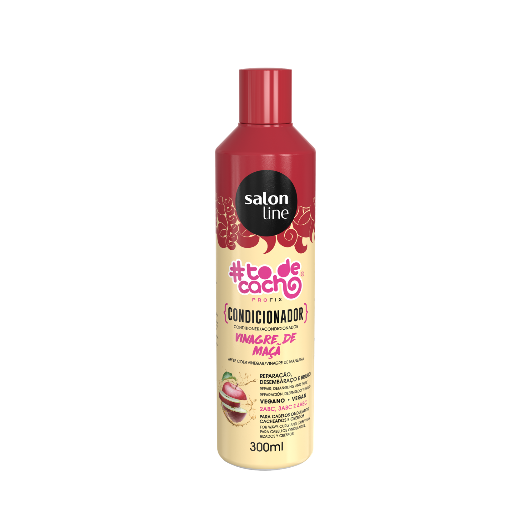 #todecacho Condicionador Vinagre Maca, Spülung, Salon Line 300ml