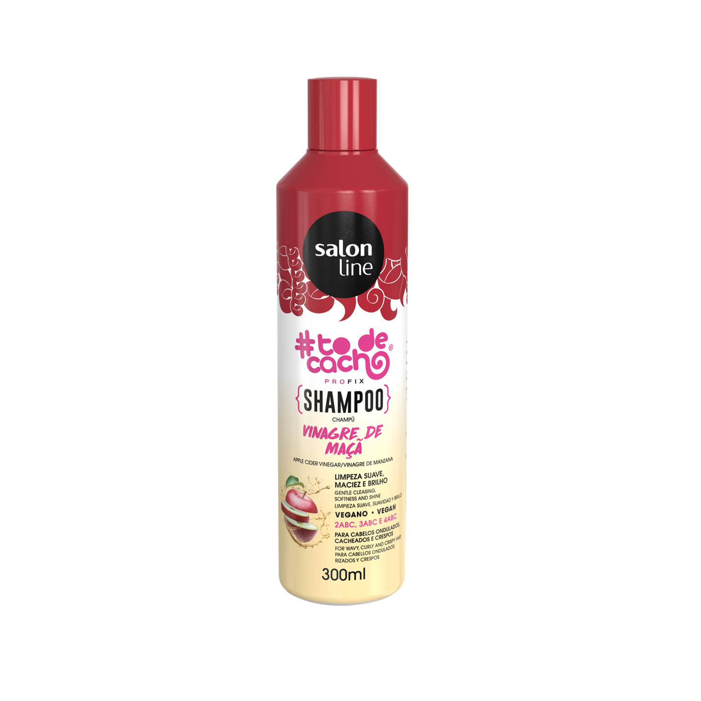 #todecacho Shampoo Vinagre Maca, Salon Line 300ml