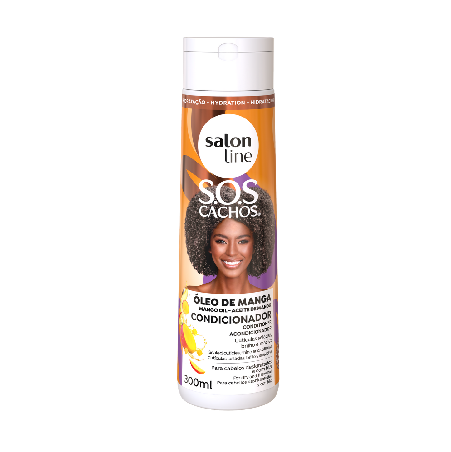 SOS Cachos Óleo de Manga Condicionador, Spülung, Salon Line 300ml