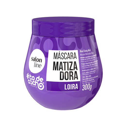 #todecacho Mascara Matizadora Loira, Blond-Tönungsmaske, Salon Line, 300g