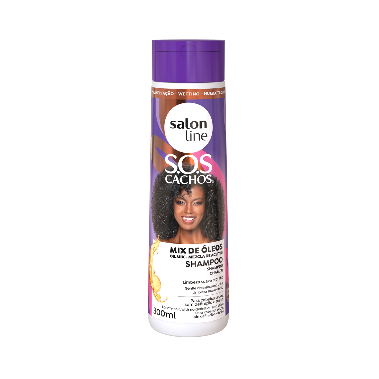 Mix Oleos Cachos Shampoo, Salon Line 300ml