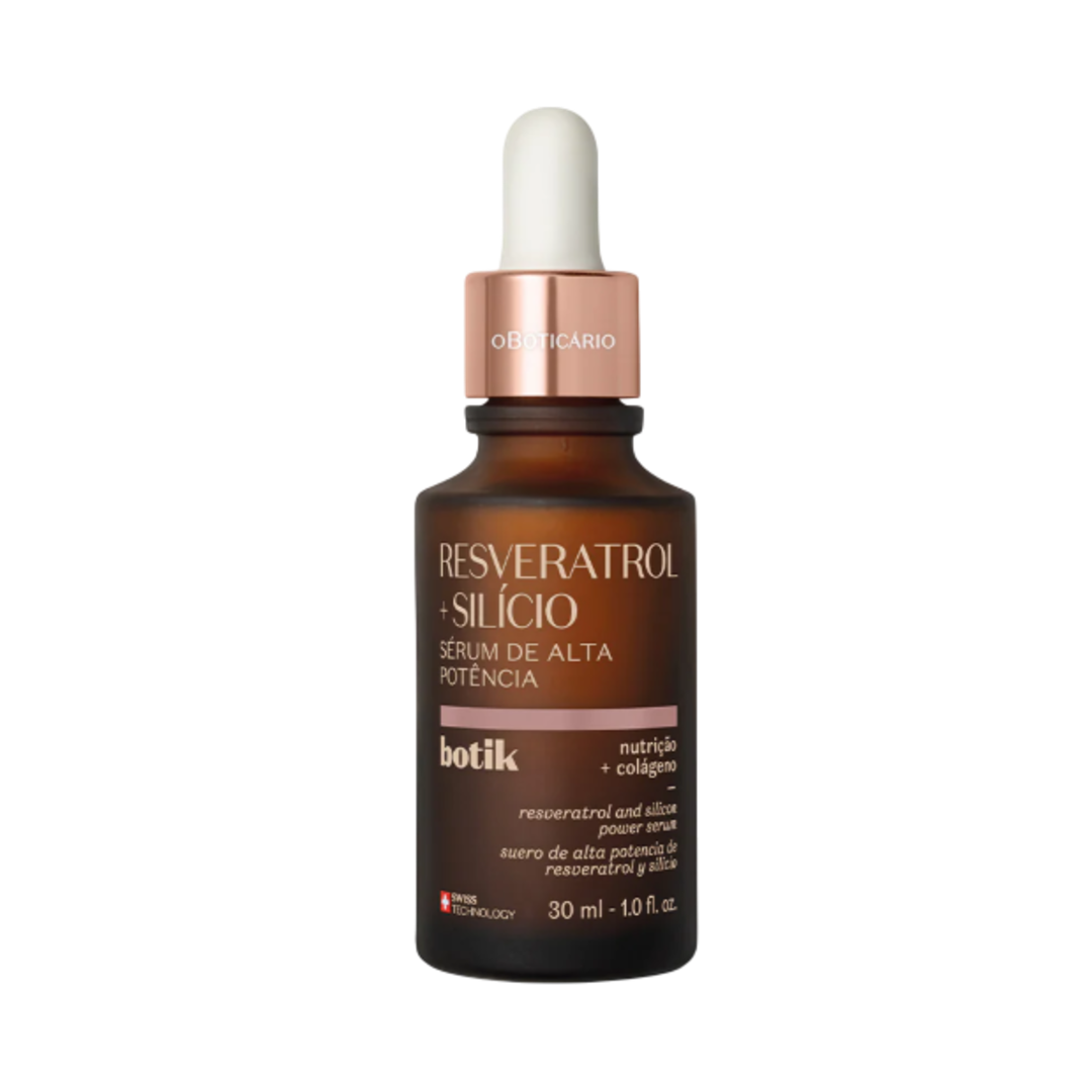 Sérum de Alta Potência Resveratrol + Silício, Boticario 30ml