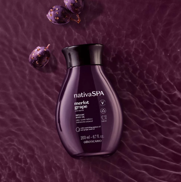 NSPA Uva Merlot Oleo Bifasico Corporal, Körperöl, Boticario 200ml