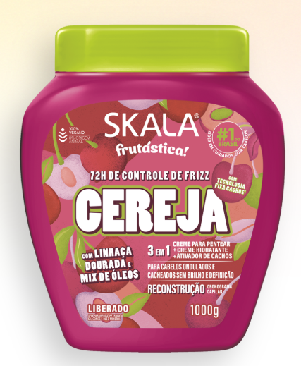 Cereja Creme de Cabelo, Creme für lockiges Haar, Skala 1kg