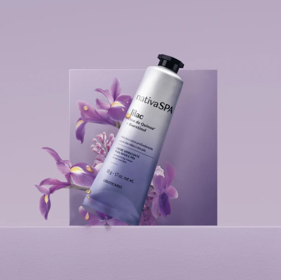 NSPA Creme de Mãos e Pés Lilac, Hand- Fußcreme, Boticario 75g