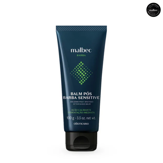 Balm Pos Barba Malbec Club, After Shave Balsam, Boticário, 100g