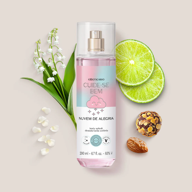 CSB Nuvem de Alegria Body Splash, Körpersplash, Boticário 200ml