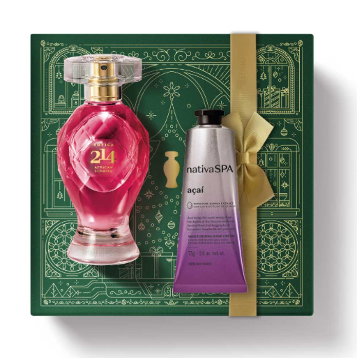 Botica 214 African Sunrise Floral Frutal Eau de Parfum, Boticario 75ml