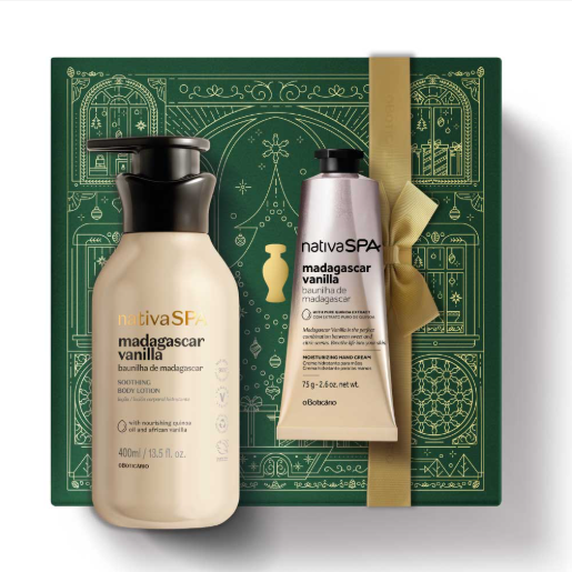 NSPA Creme maos Baunilha e Madagascar, Handcreme, Boticario, 75g