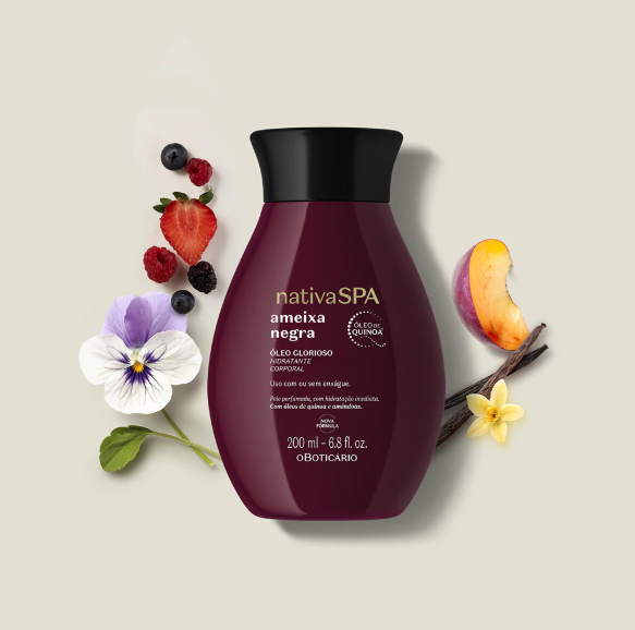 NSPA Oleo Hidratante Ameixa Negra, Körperöl, Boticario, 200ml