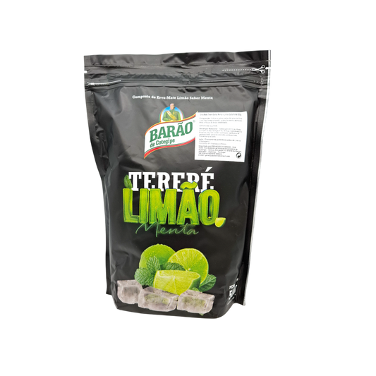Tereré Limao Hortela forte, Mate-Tee Minze Limette, Barão de Cotegipe, 500g