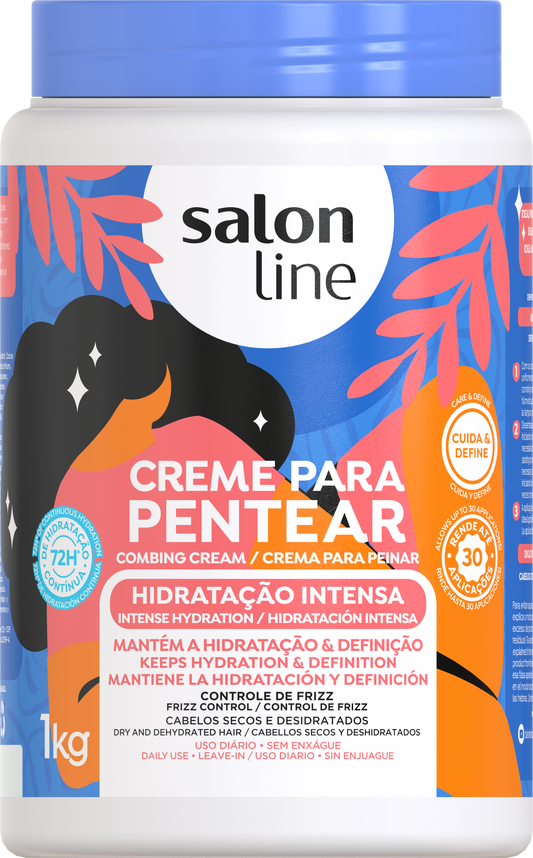 Hidratacao Intensa Creme Pentear, Kämmcreme, Salon Line, 1kg