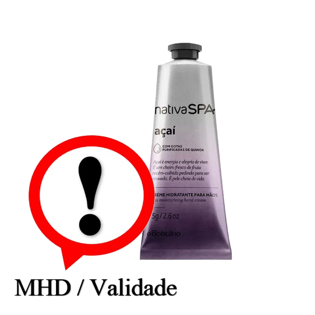 NSPA Creme Maos Acai, Handcreme, Boticario, 75g
