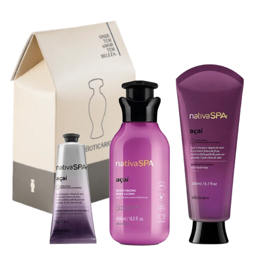 Kit NSPA Açaí, Hautpflege-Set, Boticário
